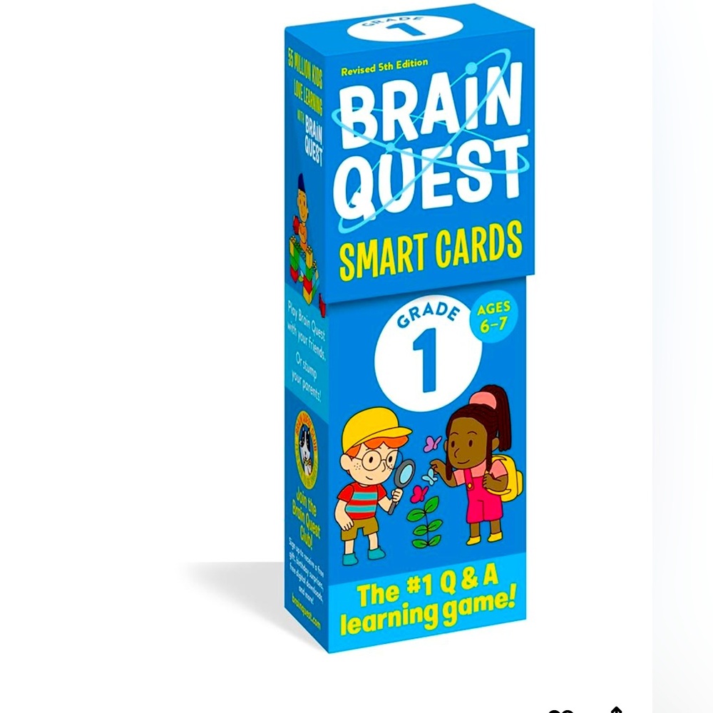 Brain Quest 1st Grade Smart Cards Revised 5th Edition - Learning Game